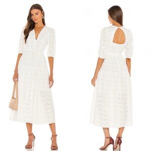 Nicholas White Midi Dress